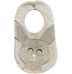 Cute Bunny Bib | Machine Embroidery Designs by JuJu