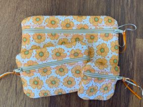Quilted In The Hoop Zipper Bags 2 | Machine Embroidery Designs by JuJu