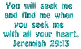 Jeremiah 29:13