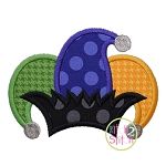 Jester Hat Applique | Machine Embroidery Designs by JuJu