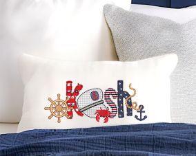 Nautical Alphabet Embellishment Kit | Machine Embroidery Designs by JuJu