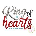 King of Hearts Embroidery | Machine Embroidery Designs by JuJu