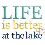 Life is Better at the Lake Embroidery | Machine Embroidery Designs by JuJu