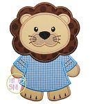 Lion Jersey Applique | Machine Embroidery Designs by JuJu