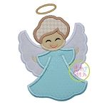Little Angel Boy Applique | Machine Embroidery Designs by JuJu