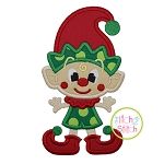 Little Elfie Boy Applique | Machine Embroidery Designs by JuJu