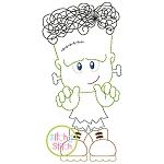 Little Frankie Bean Embroidery | Machine Embroidery Designs by JuJu