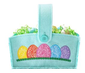 ITH Easter Egg Basket | Machine Embroidery Designs by JuJu