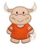 Longhorn Jersey Applique | Machine Embroidery Designs by JuJu
