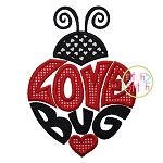 Love Bug Ladybug 2 Applique | Machine Embroidery Designs by JuJu
