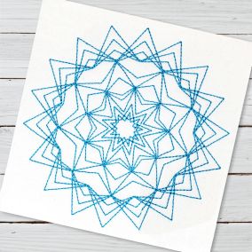 Carrie Mandala | Machine Embroidery Designs by JuJu