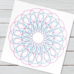 Mattison Mandala | Machine Embroidery Designs by JuJu