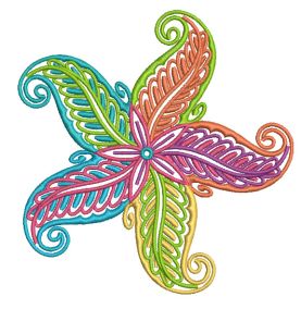 Mehndi Sea Life Set 1 Machine Embroidery Designs by JuJu