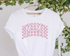 Checkered Mimi | Machine Embroidery Designs by JuJu
