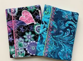 Mini Composition Notebook Covers In The Hoop Set 2 | Machine Embroidery Designs by JuJu
