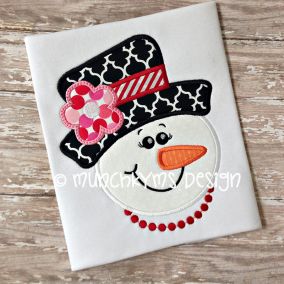 Miss Winter | Machine Embroidery Designs by JuJu