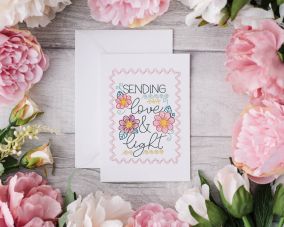 Best Wishes Greeting Cards 3 | Machine Embroidery Designs by JuJu