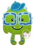Monster Boy Applique | Machine Embroidery Designs by JuJu