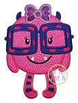 Monster Girl Applique | Machine Embroidery Designs by JuJu