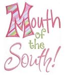 Mouth Of The South | Machine Embroidery Designs by JuJu