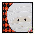 Mummy Box Applique | Machine Embroidery Designs by JuJu