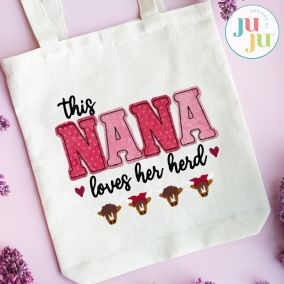                                 Nana Loves Her Herd Embroidery Design | Machine Embroidery Designs by JuJu
                            