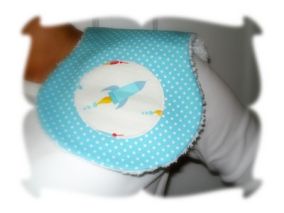 Peanut Shaped Baby Burpies | Machine Embroidery Designs by JuJu