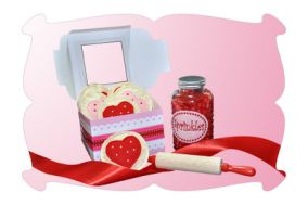 Valentine's Day Play Food Cookies | Machine Embroidery Designs by JuJu