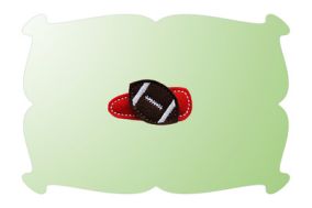 Football Snap Clip Mini | Machine Embroidery Designs by JuJu