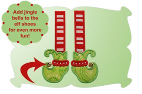 Elf Shoes Applique | Machine Embroidery Designs by JuJu