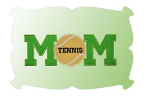 Tennis Mom Applique | Machine Embroidery Designs by JuJu