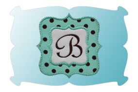 Font Frame 1 Applique | Machine Embroidery Designs by JuJu