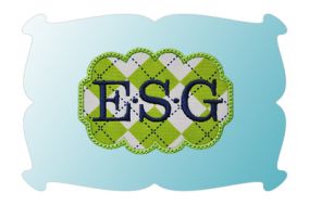 Font Frame 4 Applique | Machine Embroidery Designs by JuJu