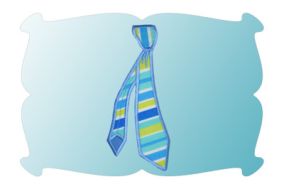Neck Tie Applique | Machine Embroidery Designs by JuJu