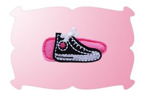 Sneaker Snap Clip Mini | Machine Embroidery Designs by JuJu