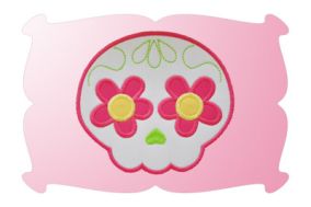 Sweet Sugar Skull Applique | Machine Embroidery Designs by JuJu