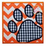 Paw Print Box Applique | Machine Embroidery Designs by JuJu