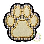 Paw Print Double Applique | Machine Embroidery Designs by JuJu