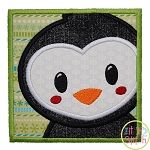 Penguin Box Applique | Machine Embroidery Designs by JuJu