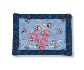 ITH Swirly Tea Mug Rug | Machine Embroidery Designs by JuJu
