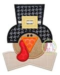 Turkey Pilgrim Applique | Machine Embroidery Designs by JuJu