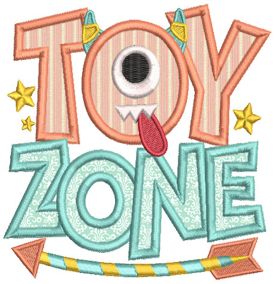 Playroom Word Art Machine Embroidery Designs by JuJu