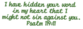 Psalm 119:11