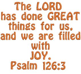 Psalm 126:3