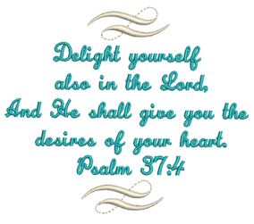 Psalm 37:4 Scroll