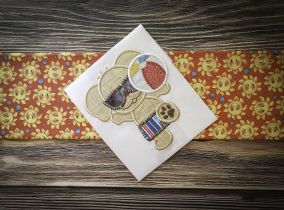 Beach Pup Ball | Machine Embroidery Designs by JuJu