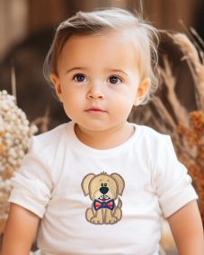 Puppy Boy Applique | Machine Embroidery Designs by JuJu