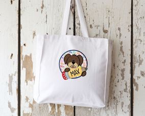 Puppy Pencil Applique | Machine Embroidery Designs by JuJu