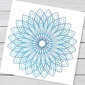 Ramona Mandala | Machine Embroidery Designs by JuJu