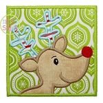 Reindeer Box Applique | Machine Embroidery Designs by JuJu